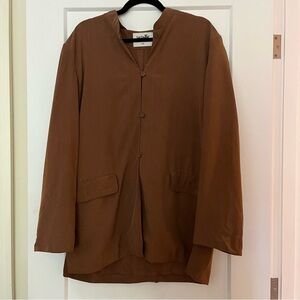 vintage 💯 silk lined shirt/overshirt/shacket